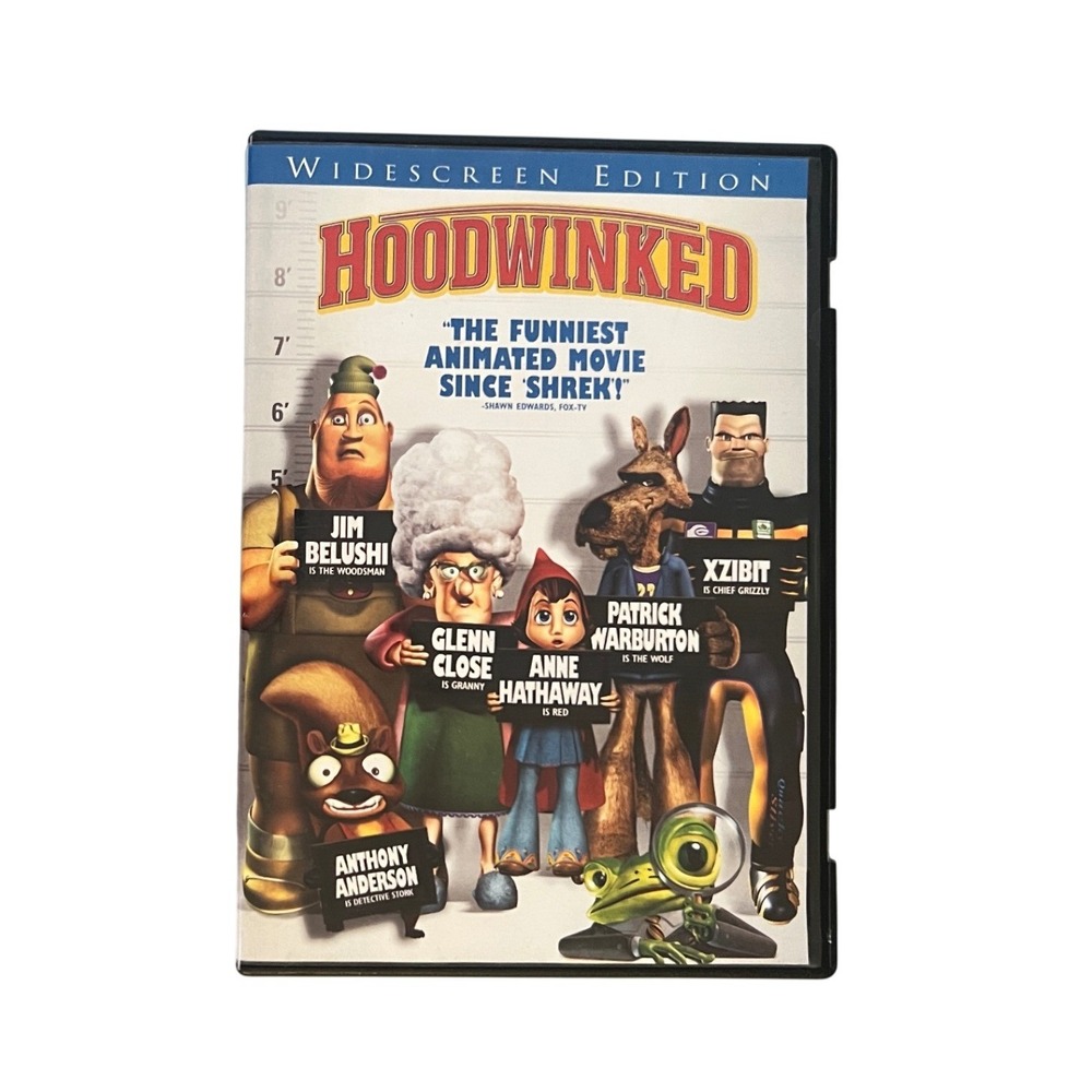 Hoodwinked DVD Widescreen Edition Animated Comedy Anne Hathaway Glenn Close